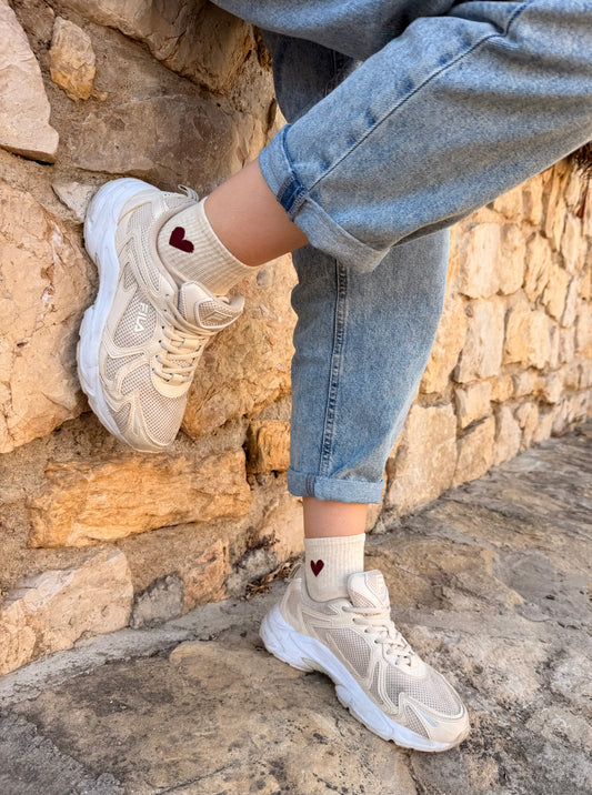 Pack coeur - 5 paires en coton