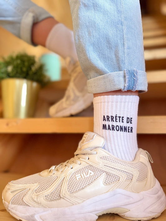 Chaussette ARRÊTE DE MARONNER