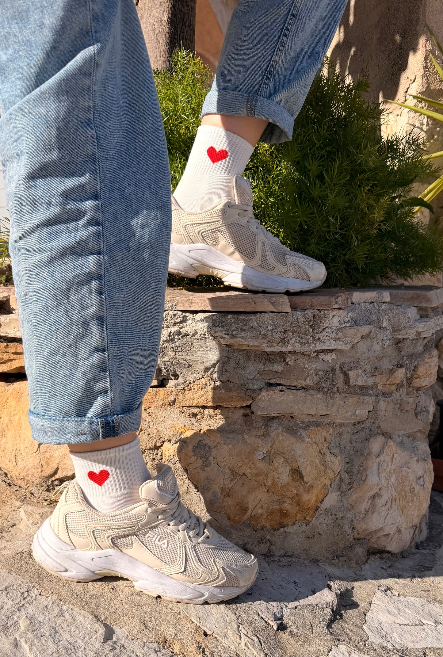 Pack coeur - 5 paires en coton