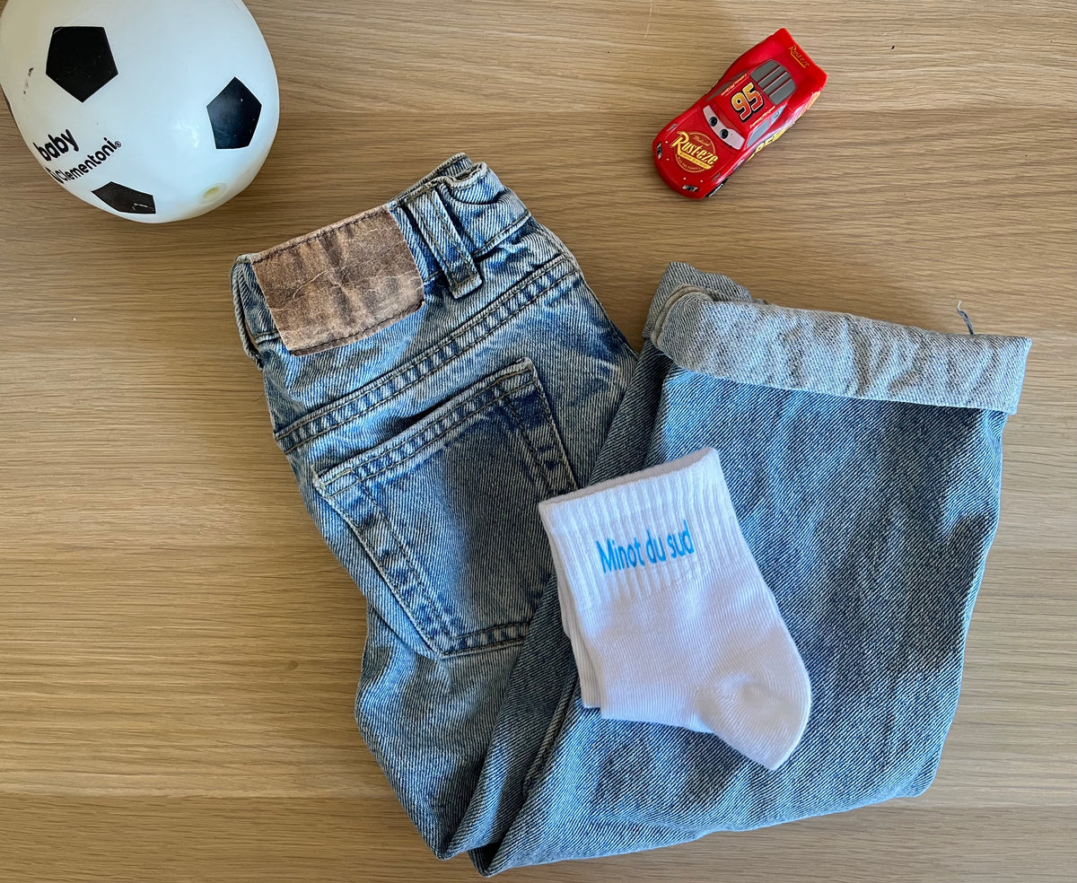 Coffret Enfant 🎁 – 4 Paires de Chaussettes Personnalisées