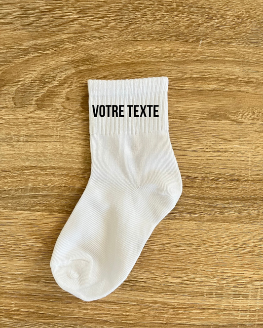 Personnalise ta paire de chaussettes enfant